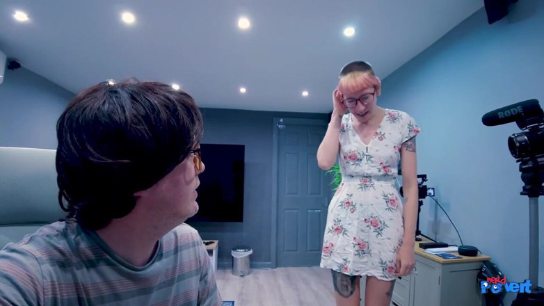 Nerd Pervert: Rosa Rosebud - Double Cock Whore