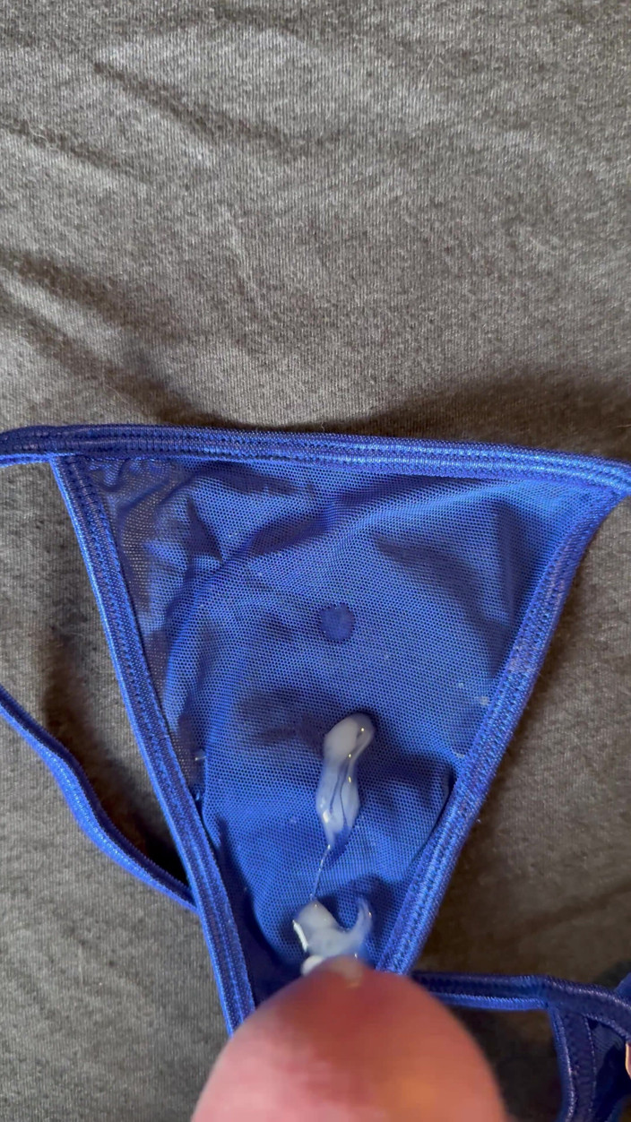CumDaily: Cum on Wife’s Panties 22
