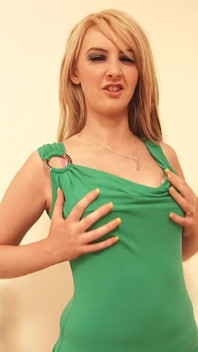 Hot British Babe with Big Tits and Fair Hair Katie K Enjoys Drilling Her Cunt with Dildo