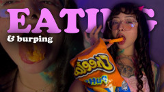 Pedazodchicle: 甘特斯让你看到他咀嚼的食物和打屁股