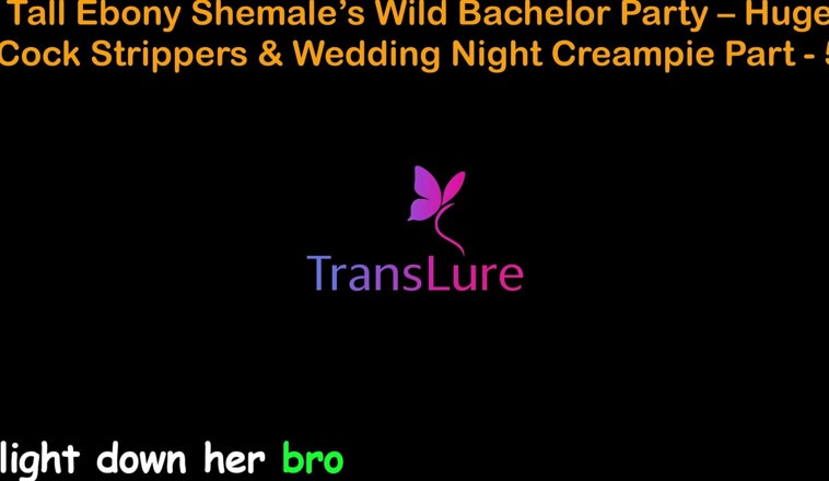 TransLure: English Audio Sex Story - Tall Ebony Shemale’s Wild Bachelor Party -...