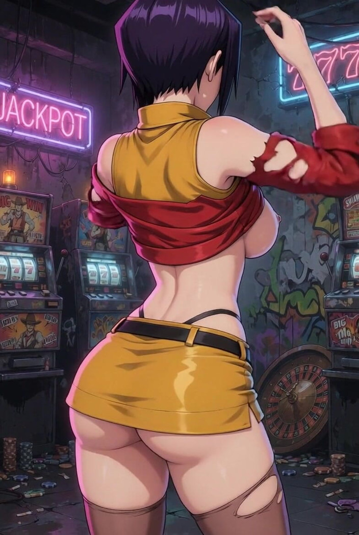 L6RD7BLU3 AI: Pizda cheală strâmtă Faye Valentine te face să vrei să...