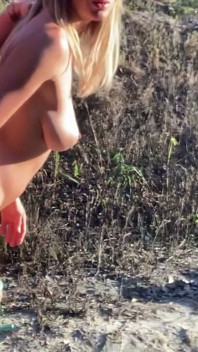 Biking in Thongs and Fucking Outdoors