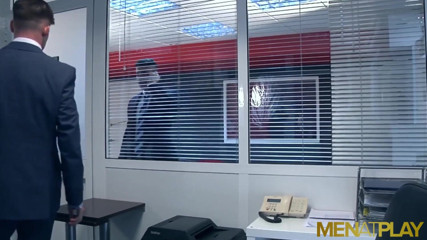 Menat Play: MENATPLAY - Handsome Klein Kerr anal fucks Ken Rodeo in office