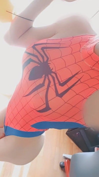 Monster Cock Blonde Tgirl for Halloween