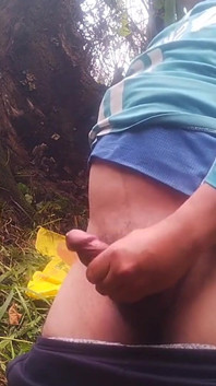 Hot Masturbate at the Bottom of My Garden