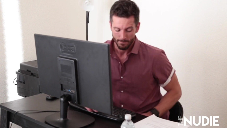 The Nudie: Dillion Harper loves office sex
