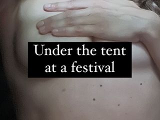Lety Howl: Kami ngentot tanpa berisik di tengah hari di tenda festival...
