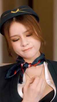 Modelmedia Asia - สาวแอร์หิวควยใหญ่หลังอดนาน