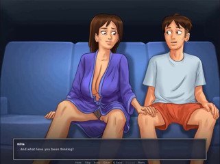 Cartoon Play: Summertime saga part 98 - stepmom agree to relax with her after...