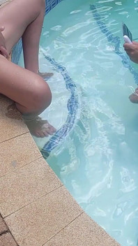 Pool onani och fingerknull