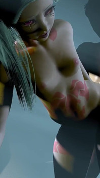 Ficando freaky com Rebecca Cyberpunk Edge precursores paródia