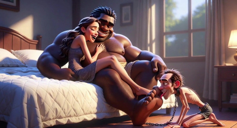 YOUR BEST FANTASY: Submissive Man Grovels and Licks His Dominant Wife's Feet