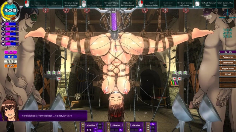 Cumming Gaming: Yushin no Hana, continuarea Casei indecente [joc hentai dur], ep. 2 clismă...