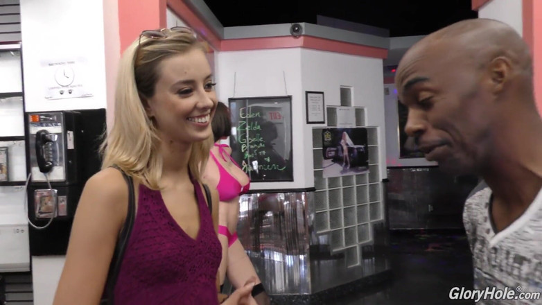 Gloryhole: Haley reed selingkuh sama kontol besar pria kulit hitam - gloryhole