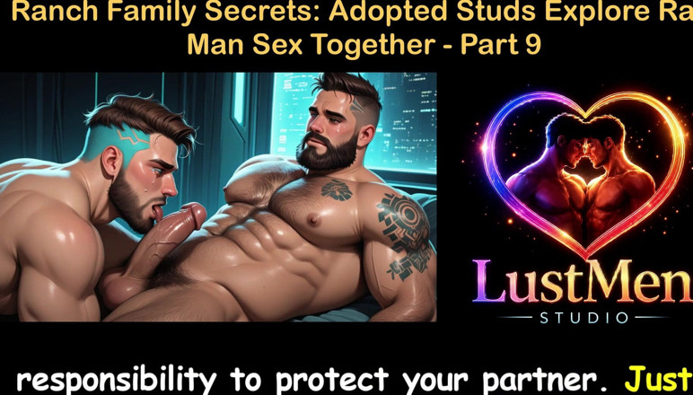 LustMen: Engels audio homo-seksverhaal - Ranch familiegeheimen geadopteerde hengsten verkennen samen rauwe...