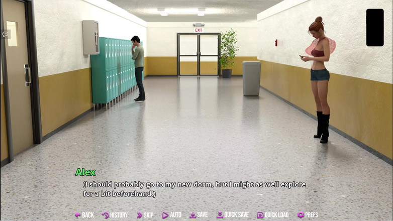 Johannes Gaming: College Kings 1 Alex yurtta bir kızı sikişirken gördü