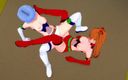 Wraith ward: Asuka和rei女同赤裸上身剪刀腿 |Neon Genesis Evangelion Hentai Parody