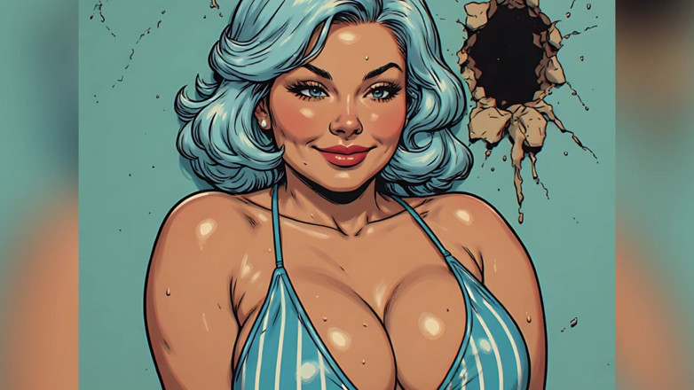 AI Porn: Seni Cantik Bikini Gemuk