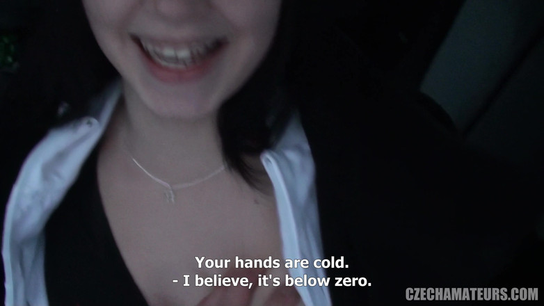 CzechAmateurs: Amatori cehi 70 de studenți se fut în public