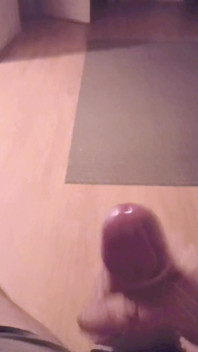 Stretching and Horny Cum