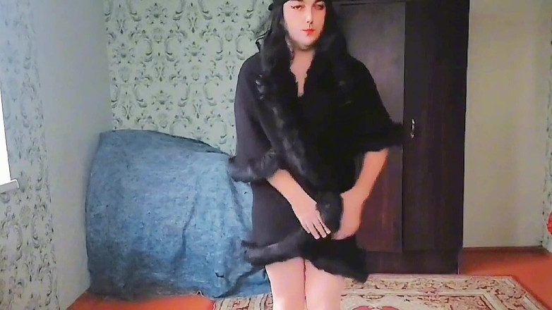 Kitty_Cross: Sexy květina Krátké šaty Sexy Ladyboy Sólo Tanec Striptýz Velký zadek...