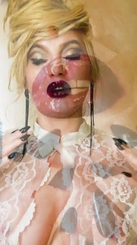Wet Lipstick Kisses