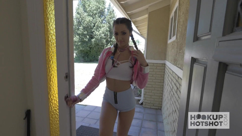 Hookup Hotshot: Cute teen meets guy online &amp; gets destroyed and pissed on