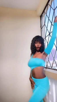 Sexy Natural Kenyan Ebony Babe Short Clip Just for You #01