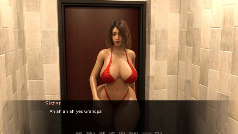 XXX Games Bunk: Vovôs Visitam - g'sv - gameplay - roleplay - sauna - sexo a três