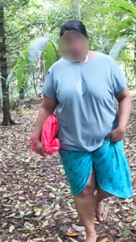 Desi Chubby Girl Going Nude in the Woods