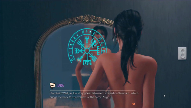 Cum in Futa: Lara ve Shamhain Aynası Oyunu Hentai Parodi Bölüm 4 Bir succubus...