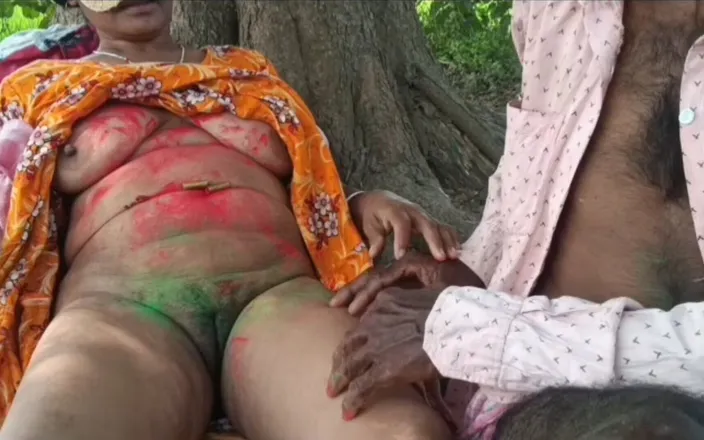 my house: Happy Holi Outdoor by Going I Fucked Nomita Boudi
