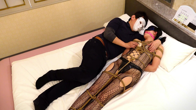 ushirosugatanomiki: A Woman Spends the Night Tied up and with a...