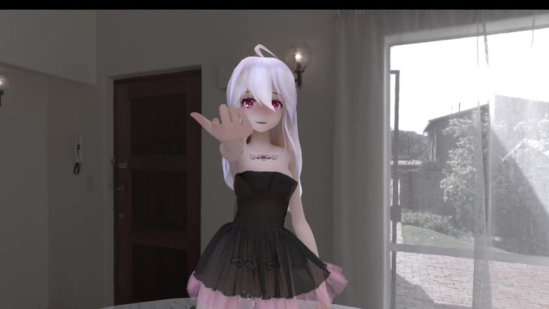 MikuMotion: [mmd] 弱音chocolate Cream Black Stockings; Dress; Butt Plug; Anal Beads; Erotic...