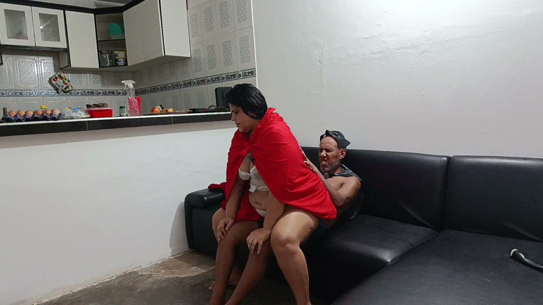 Adribella69: Halloween Special. with Sexy Chubby Big Ass Riding Hood Gets...