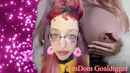 FinDom Goaldigger: Fofa puta menina transformação