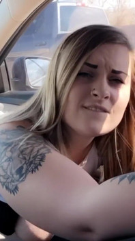 Riding Dildo on Dashboard Car Sex Sneak Peek