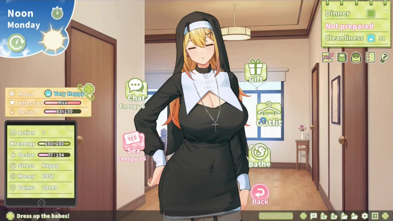 NSFWOtaku: Permainan hentai - adegan cowgirl Ayano - animasi permainan hentai
