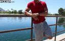 Gay Hoopla: Rozerwana model mięśni Andre Temple