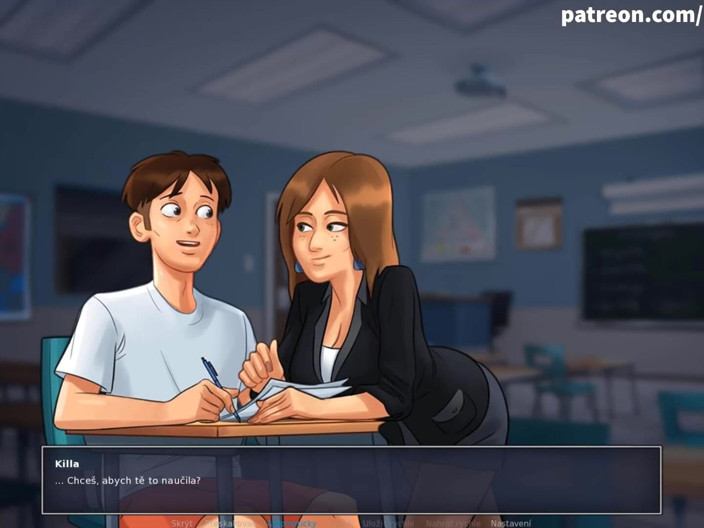 Cartoon Universal: ซัมเมอร์ไทม์ซาก้า ตอนที่ 146 - ครูฝรั่งเศสในมหาลัย (ซับภาษาเช็ก)