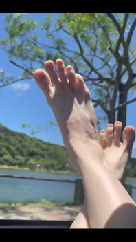 For My Feet Lovers Would You Put Some Oil on and Massage Them for Me?