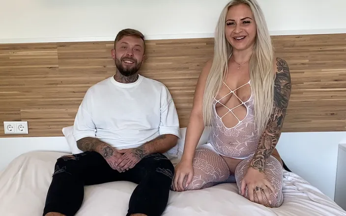 Casting66: Blonde Teen Fucked by Stepbrother!!