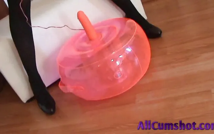 All Cumshot: Fucking her new toy