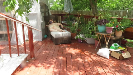 BBW nurse Vicki adventures with friends: Nurse Vicki is resting in the nude take 2