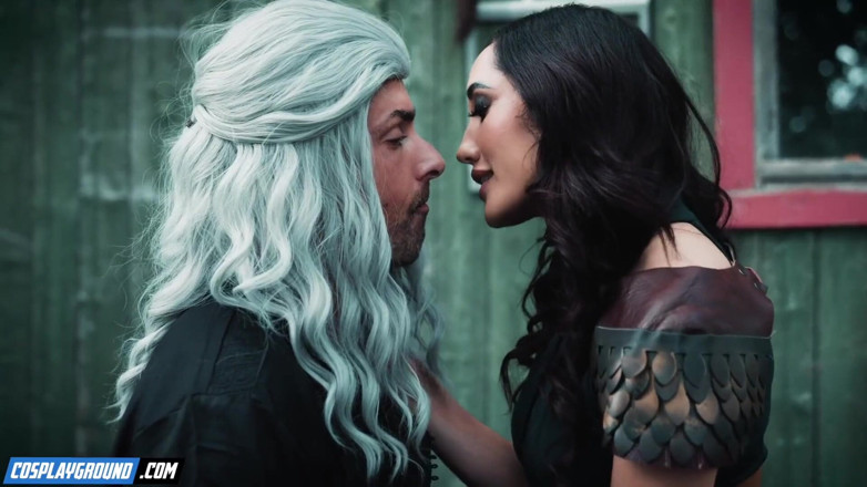 Cosplayground: Chloe Amour Takes Geralt's Long Cock Until He Fills Her...
