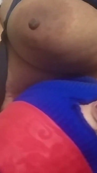 Busty Wife Unknowingly Sucks Two Cocks and Swallows Cum