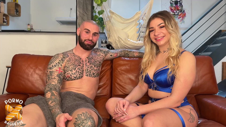 Porno Baguette: The Beautiful Sienna, a Beautiful 27-year-old Blonde, Loves Fucking in Front...