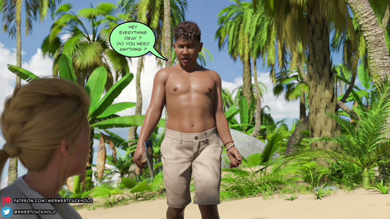 Captain Erogaming comics: Uninhabited Island