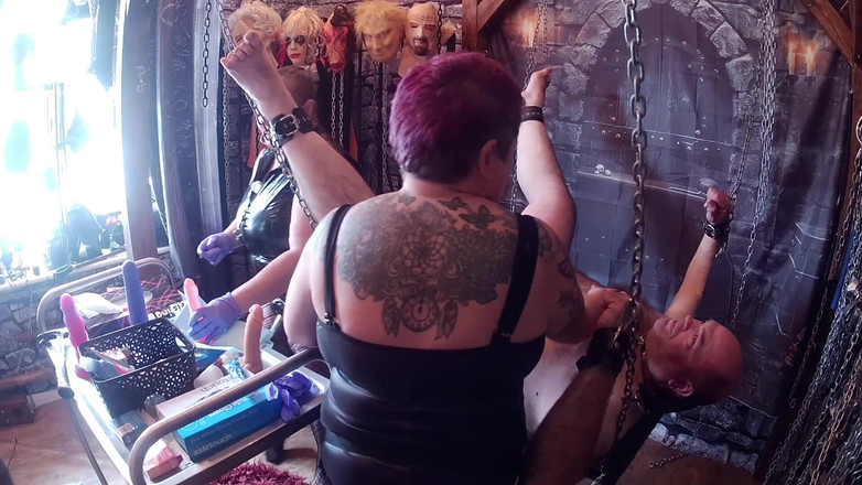 Aaexperiencesltd: Bagian 1: video seks pegging domina satana &amp; lanista bear